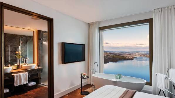 Contemporary Lake View Panorama Suite
